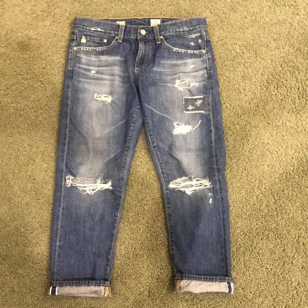AG Piper Crop Slouchy Slim Crop Jeans